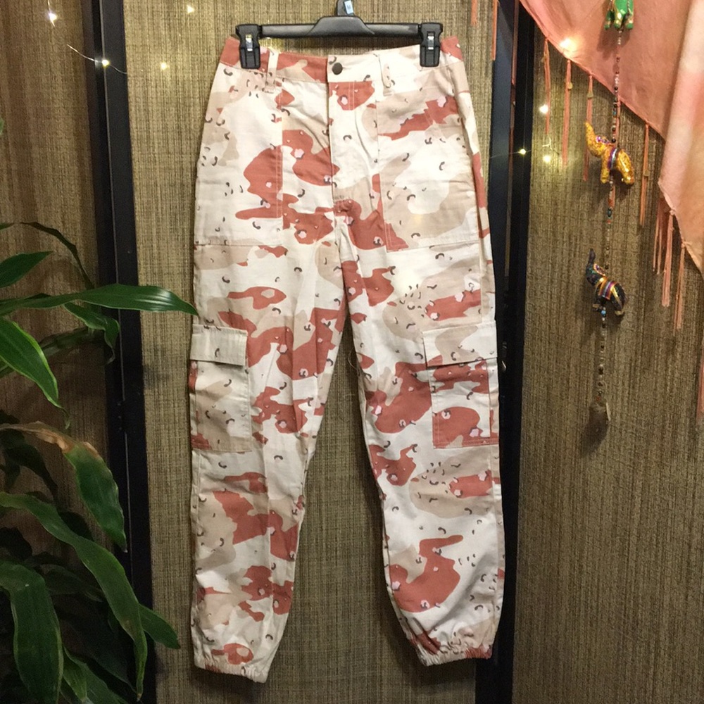 Camouflage cargo pants